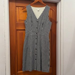 J. Crew Check Print Dress